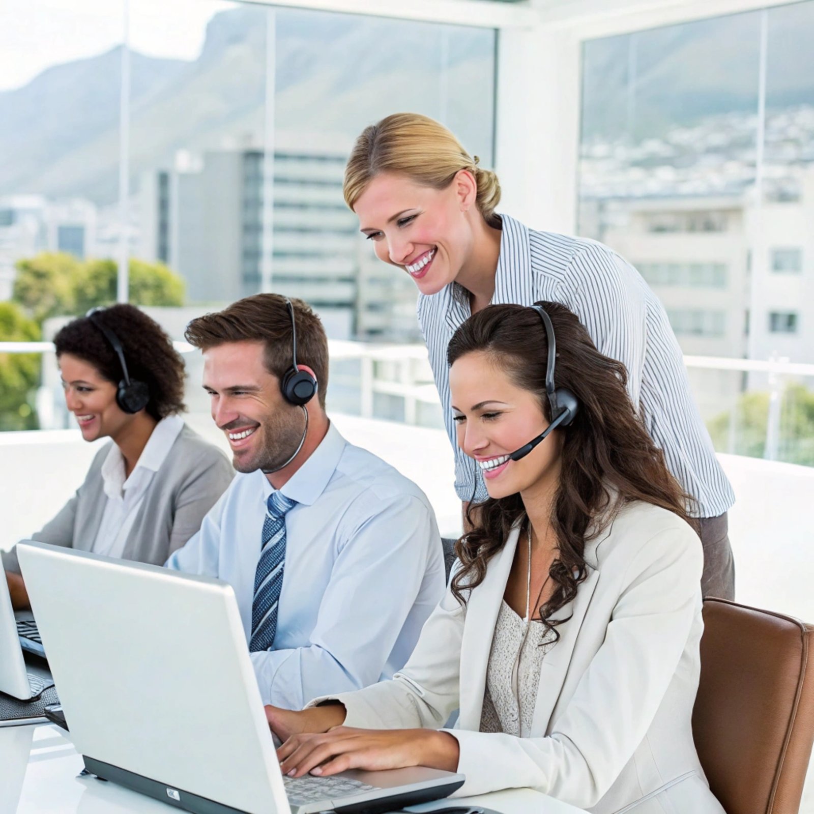 Équipe professionnelle d'experts informatiques chez Clic Aide Suisse